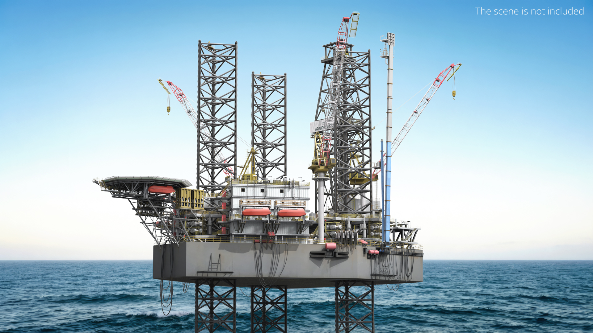 Offshore Jack Up Rig Support Legs - view 3