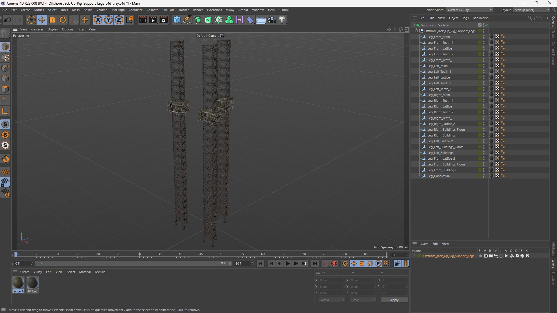 Offshore Jack Up Rig Support Legs - view 12