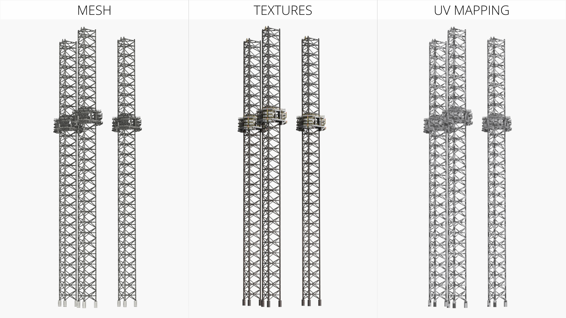Offshore Jack Up Rig Support Legs - view 9