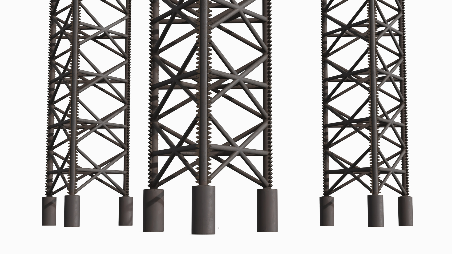 Offshore Jack Up Rig Support Legs - view 8