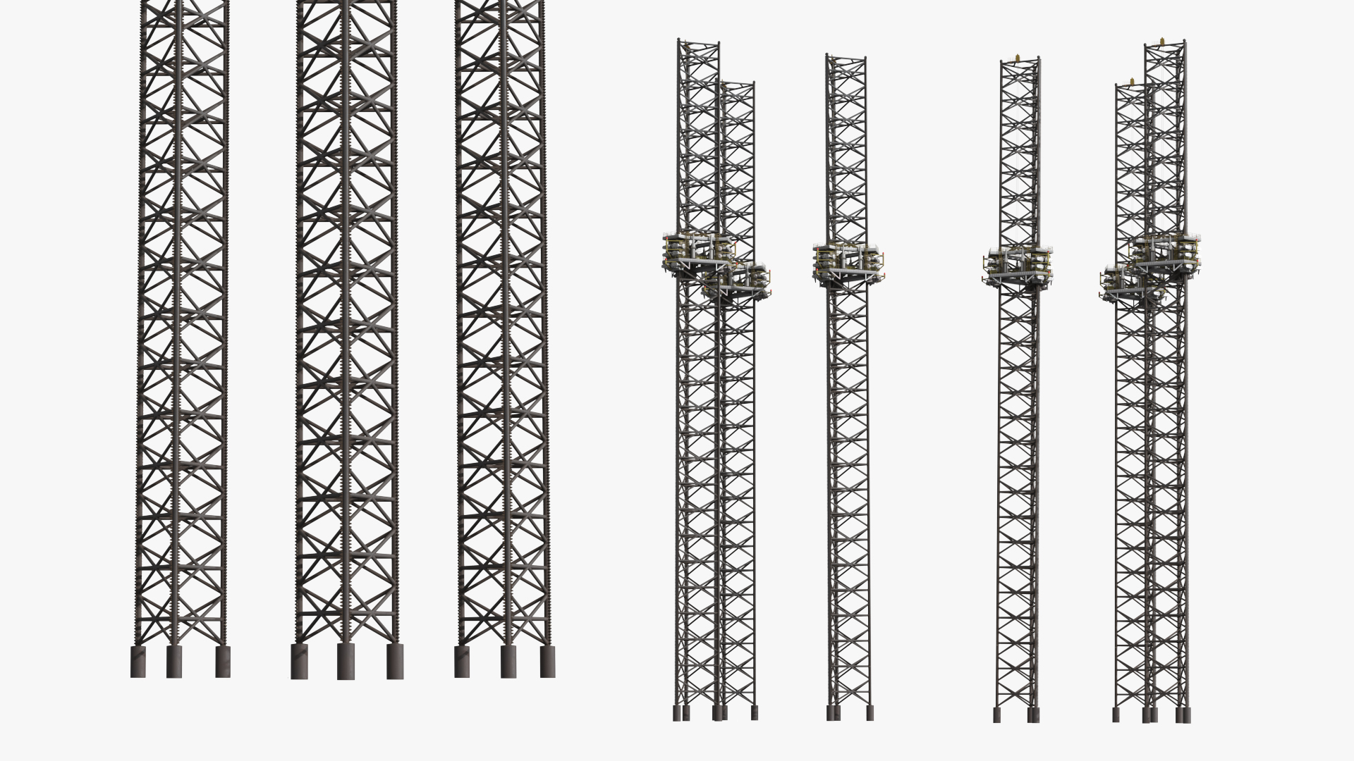 Offshore Jack Up Rig Support Legs - view 5