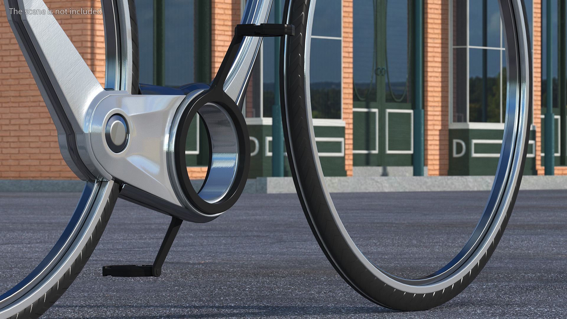 Futuristic Electric Bicycle 3D