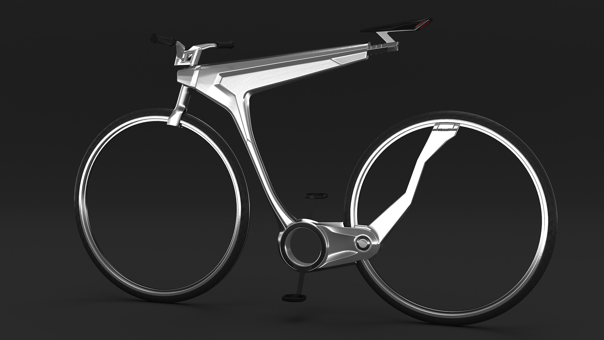 Futuristic Electric Bicycle 3D