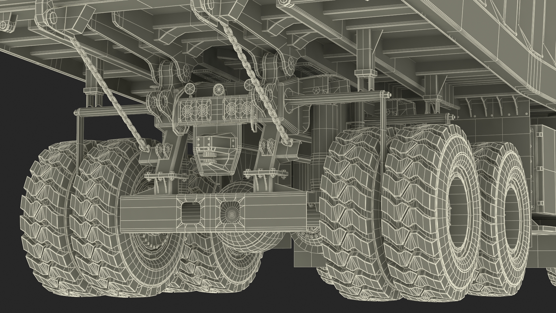 3D Autonomous Electric Dump Truck XCMG Dirty