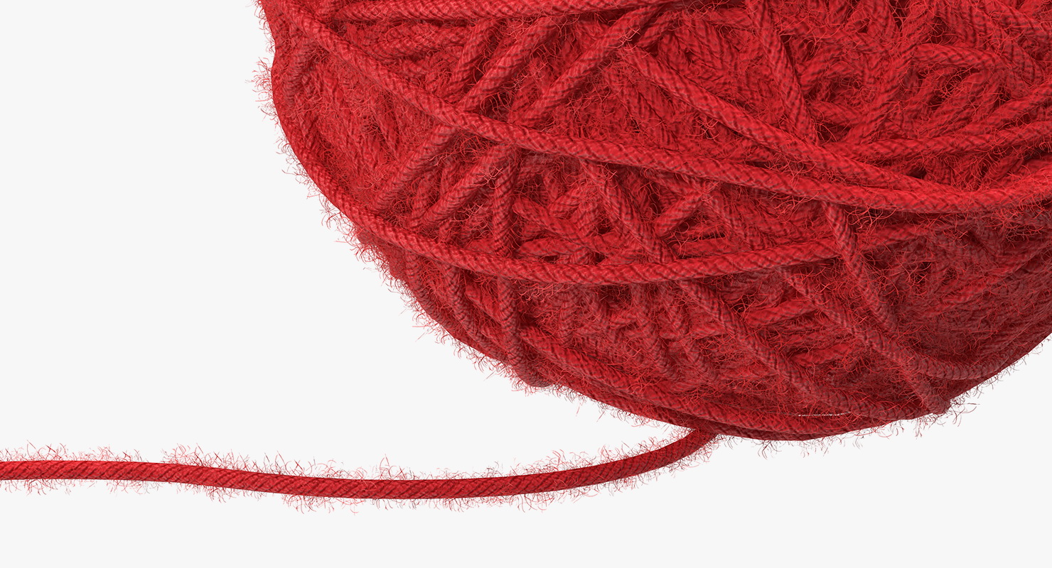 Wool Yarn Ball 3D model