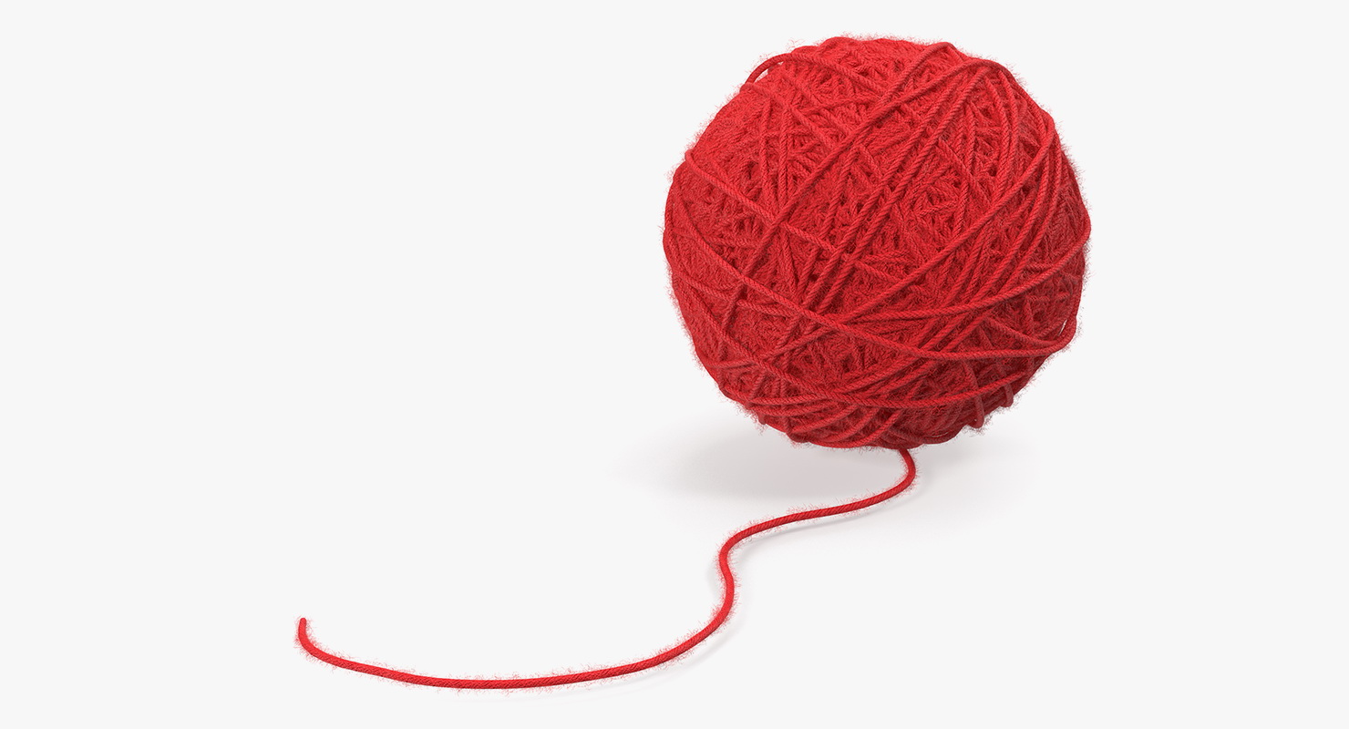 Wool Yarn Ball 3D model