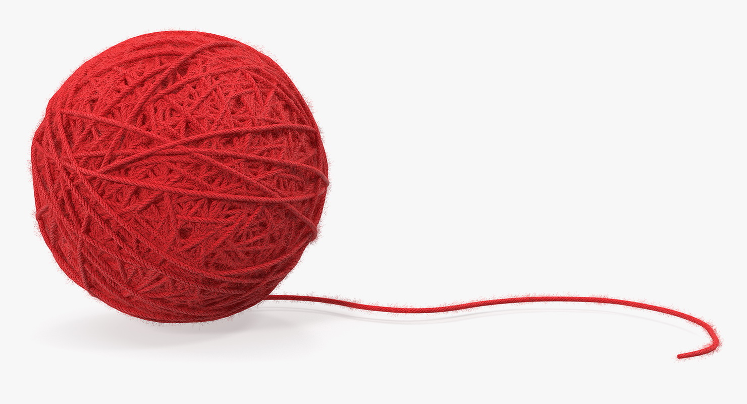 Wool Yarn Ball 3D model