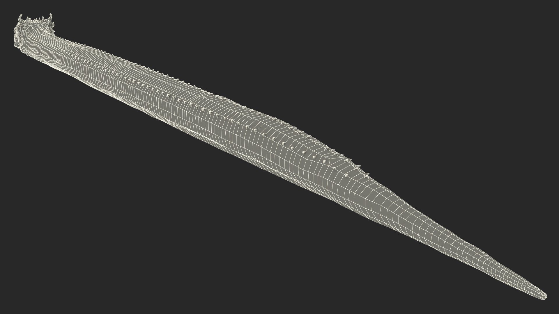 Mythical Serpentine Dragon Rigged for Cinema 4D 3D