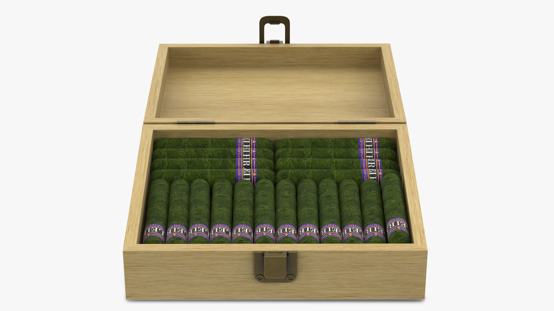 3D model Leira Cannabis Cigars Box Open