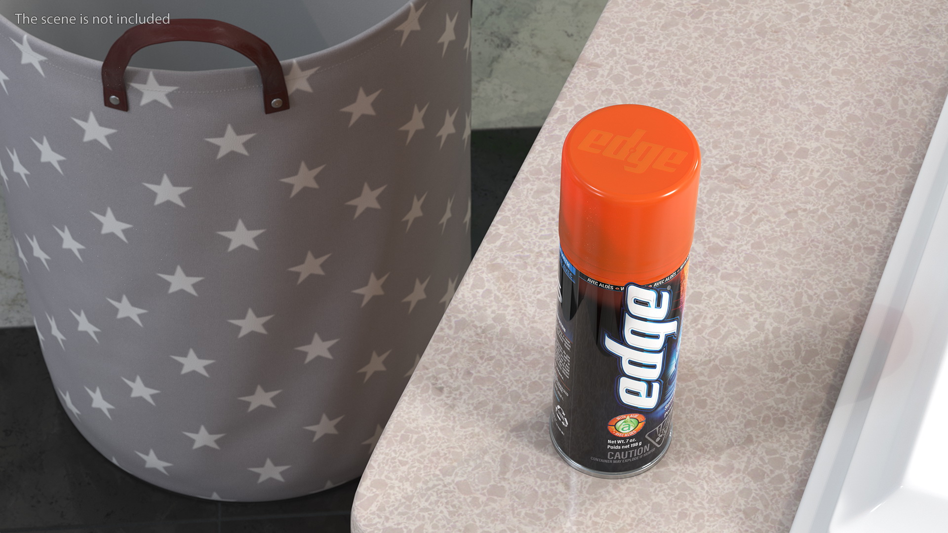3D Shaving Cream Edge model