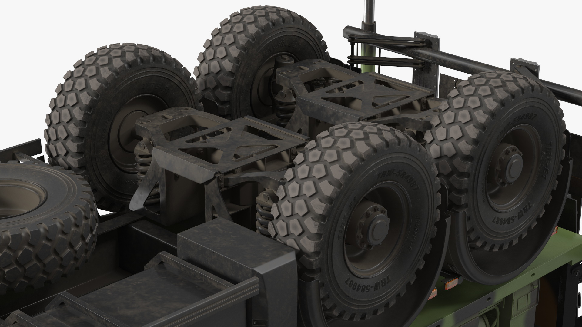 3D SAMP-T Medium Range Air Defense Missile System Rigged model