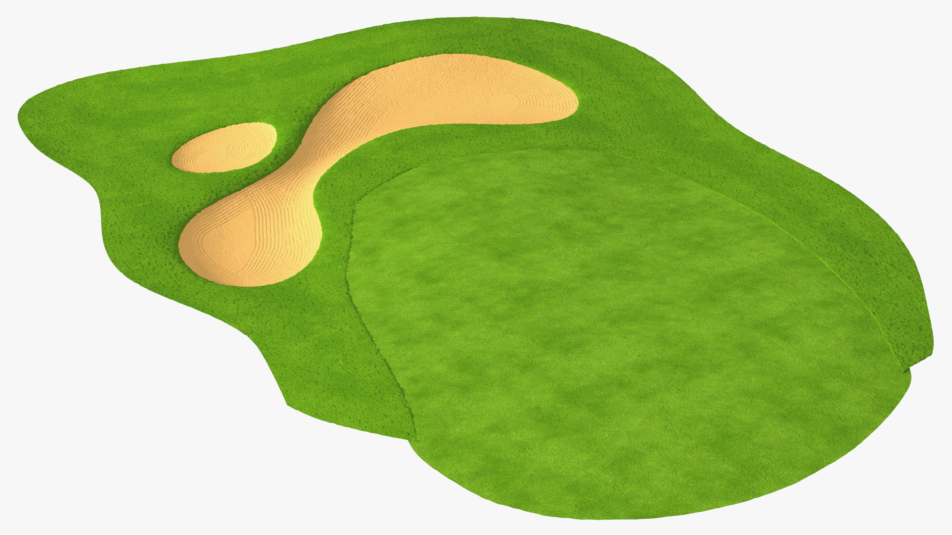 3D model Golf Course Sand Pit