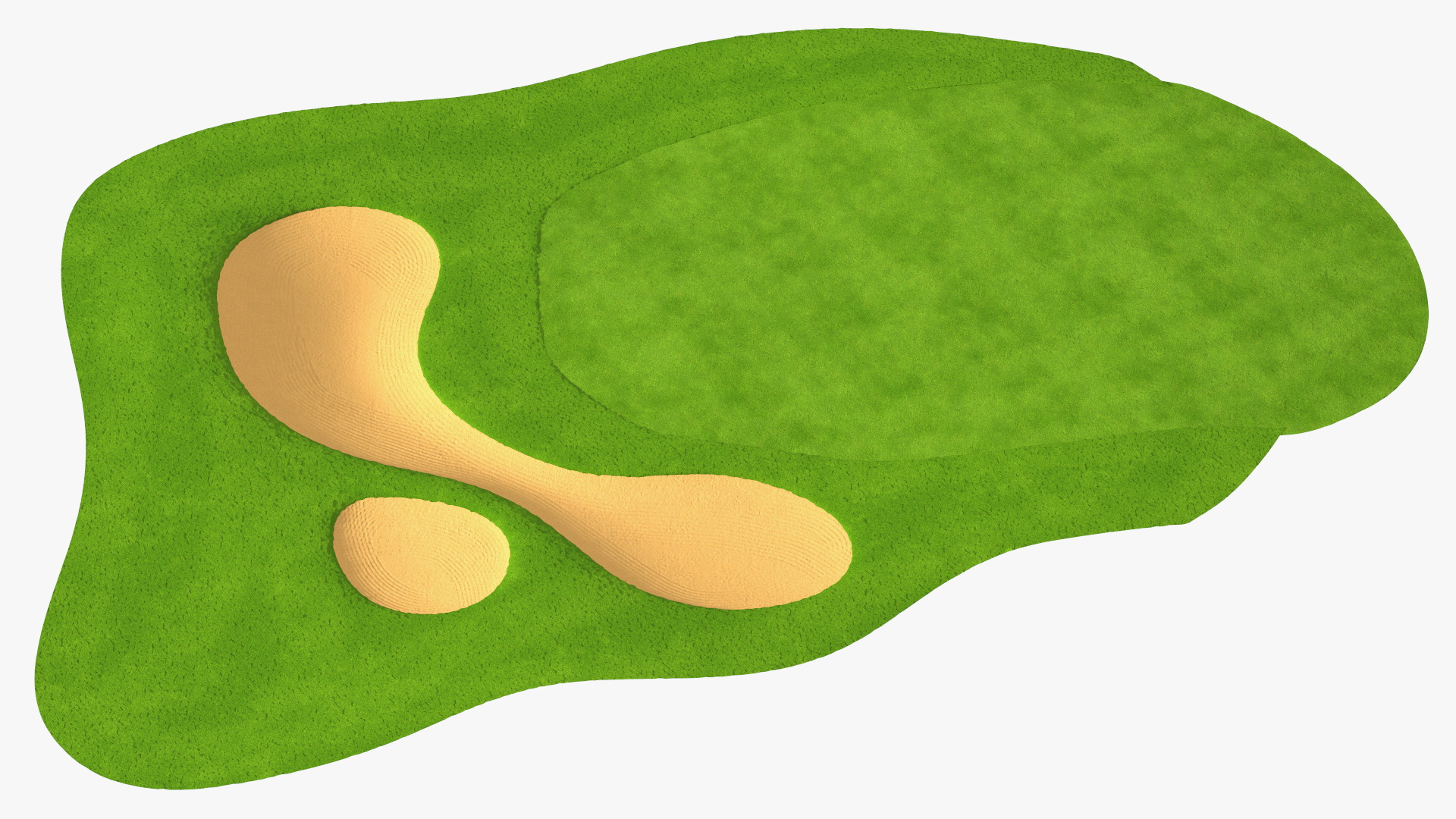 3D model Golf Course Sand Pit