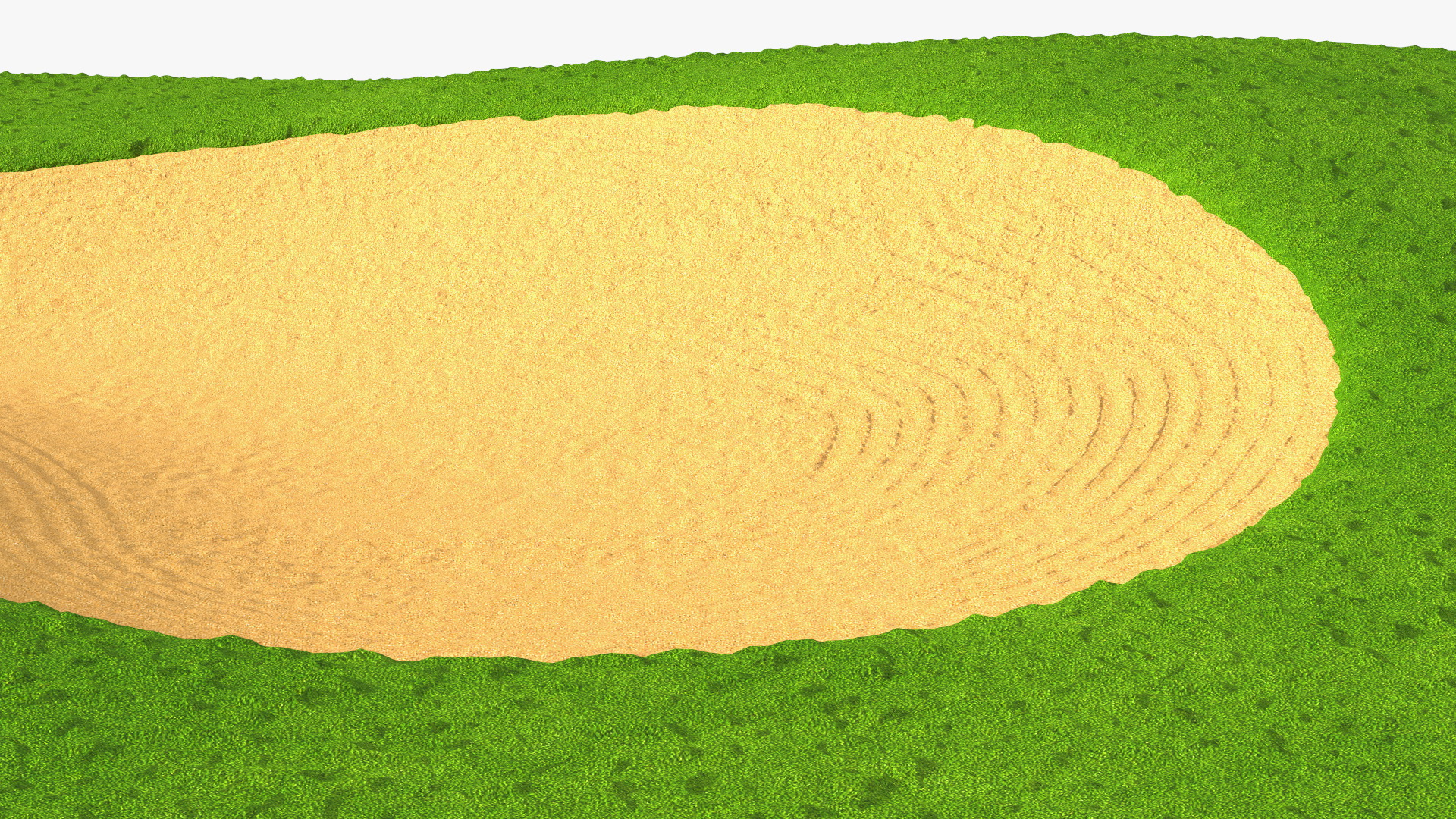 3D model Golf Course Sand Pit