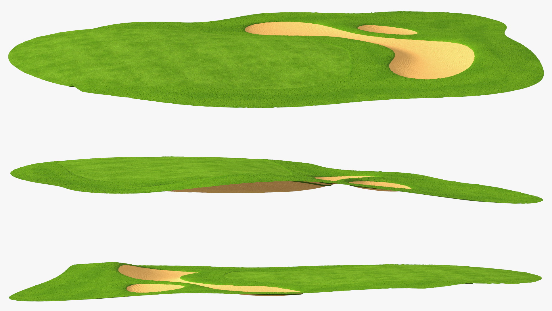 3D model Golf Course Sand Pit