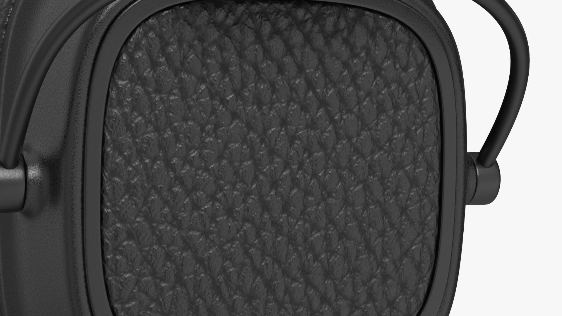 3D model Overhead Headphones Black Generic Rigged