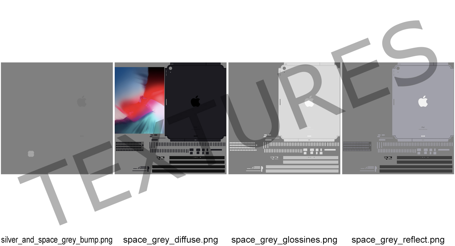 iPad Pro 2019 with Smart Keyboard 11 inch Space Gray 3D