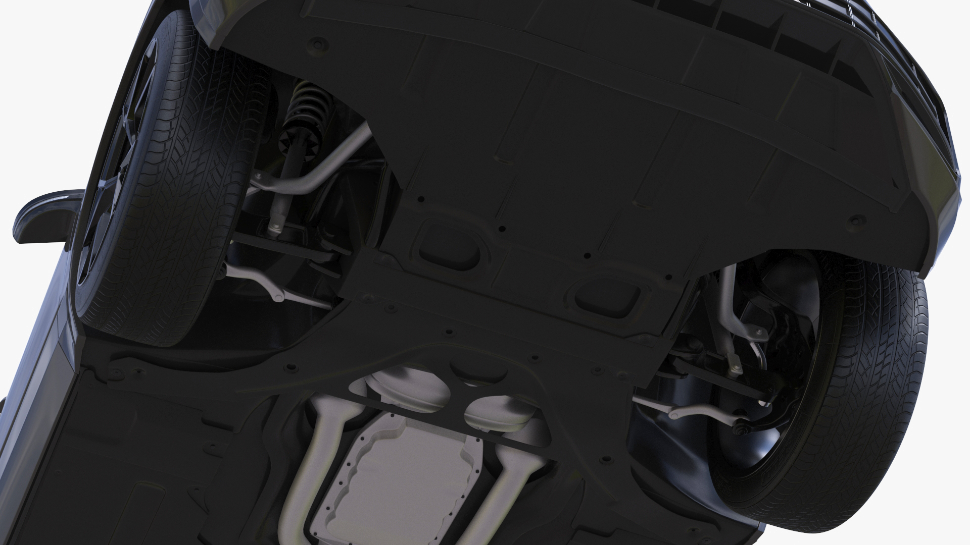 3D Volkswagen Touareg 2024 Grey Lights On model