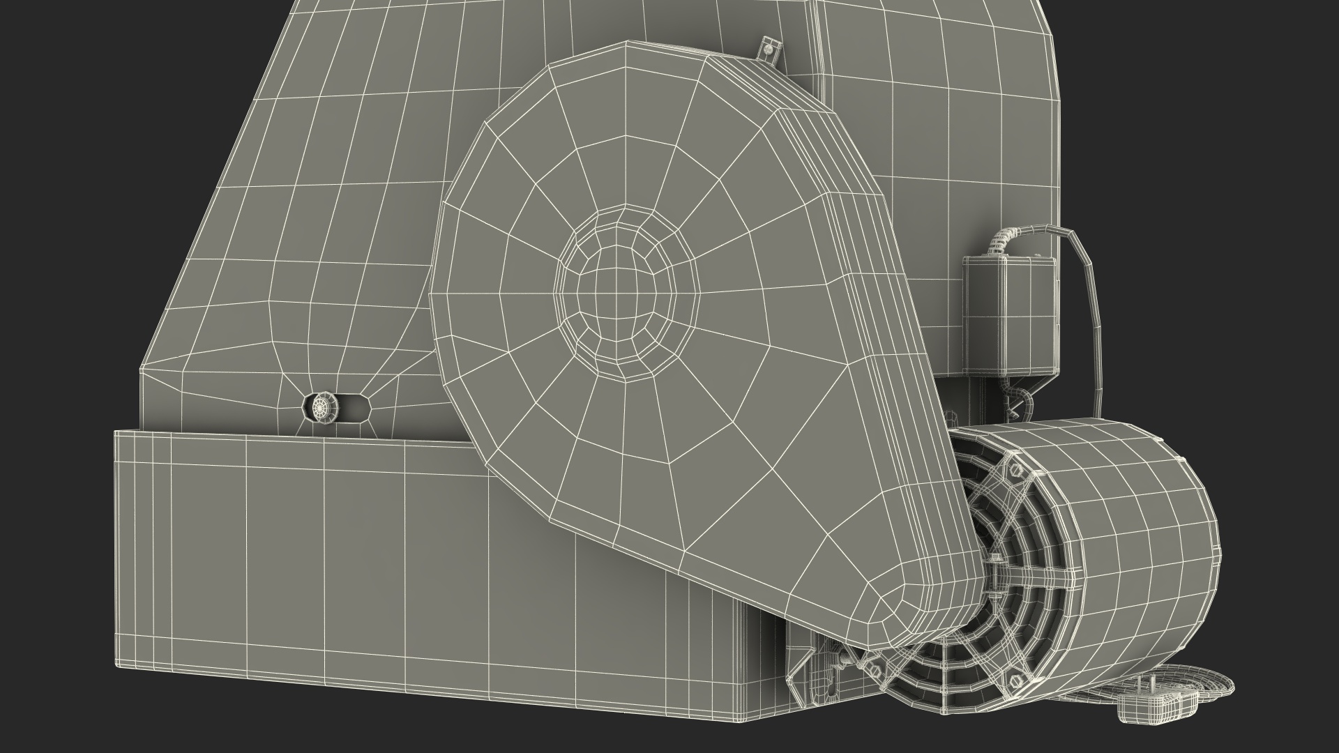 Black Industrial Boot Cleaner 3D model