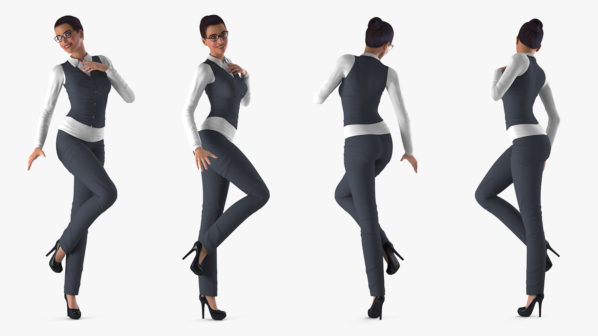 Business Woman 3D model