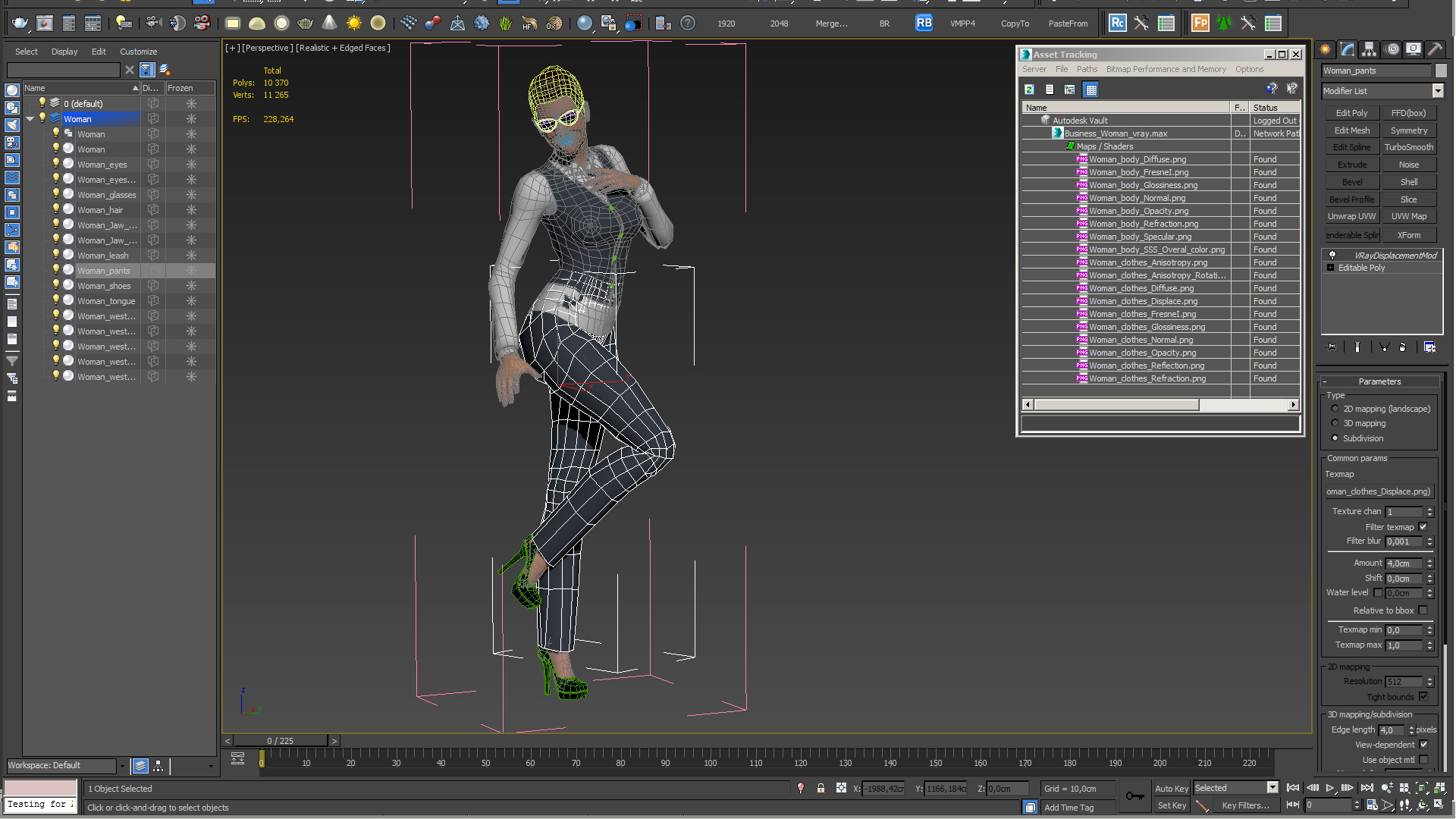 Business Woman 3D model
