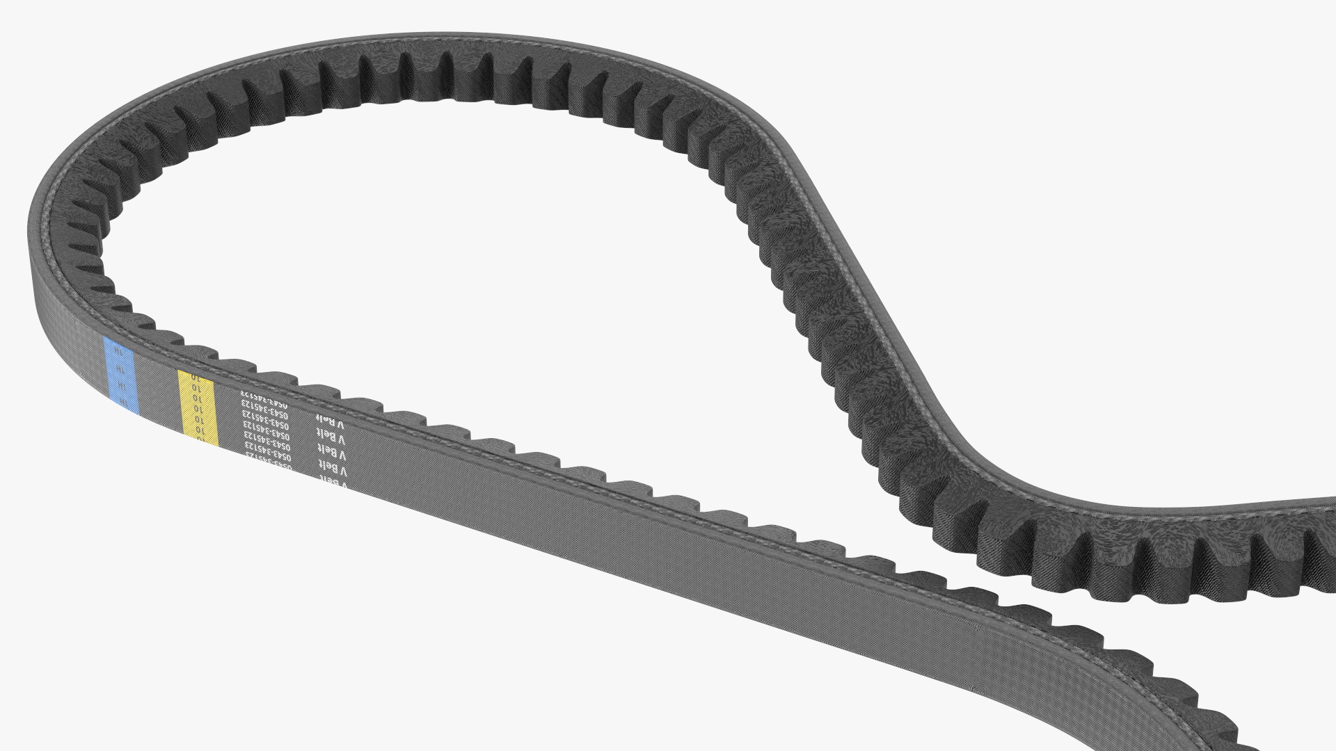 Accessory Drive V Belt Working Position 3D model