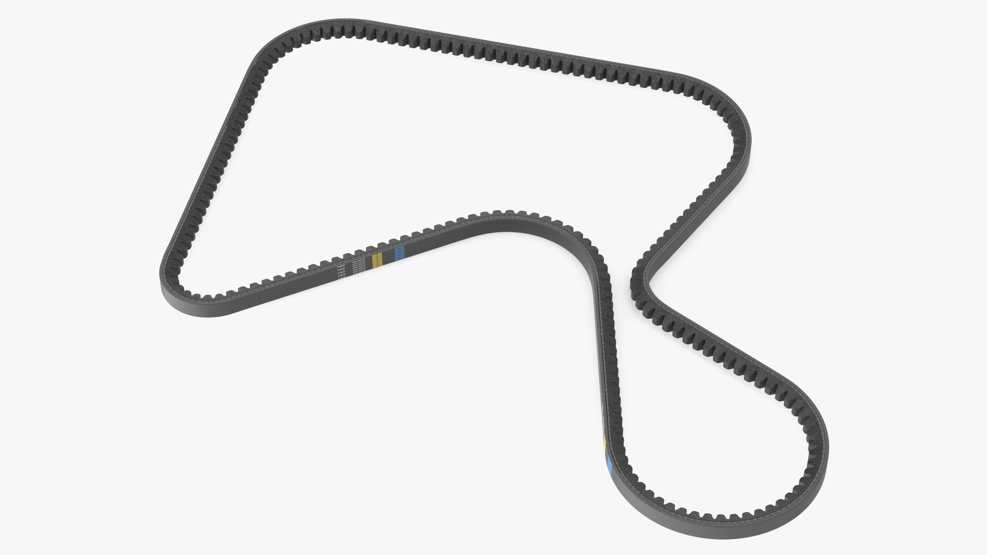 Accessory Drive V Belt Working Position 3D model