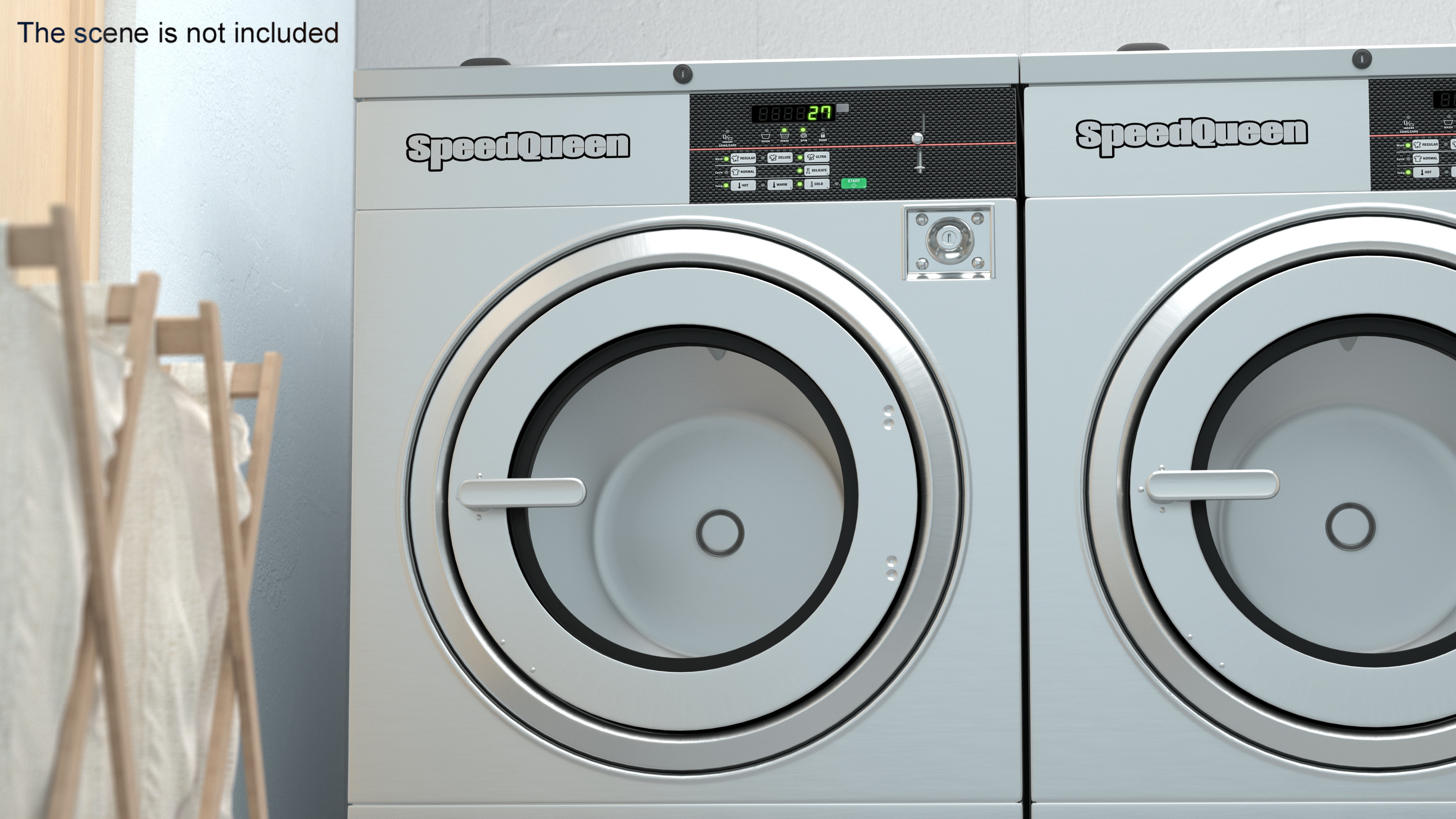 3D model Speed Queen SCT060 Hardmount Washer-Extractor