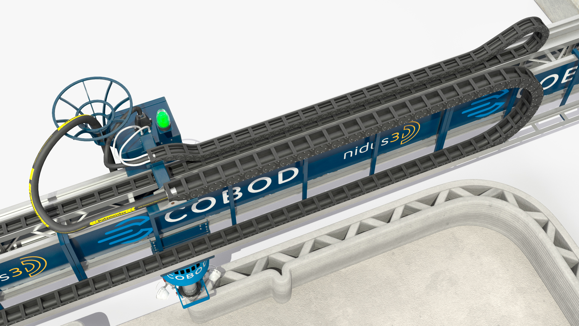 3D model Starting Printing of the Building Module