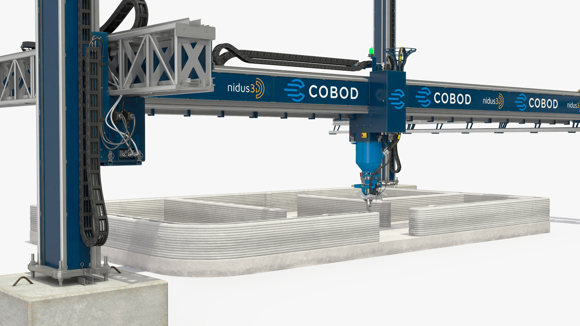 3D model Starting Printing of the Building Module