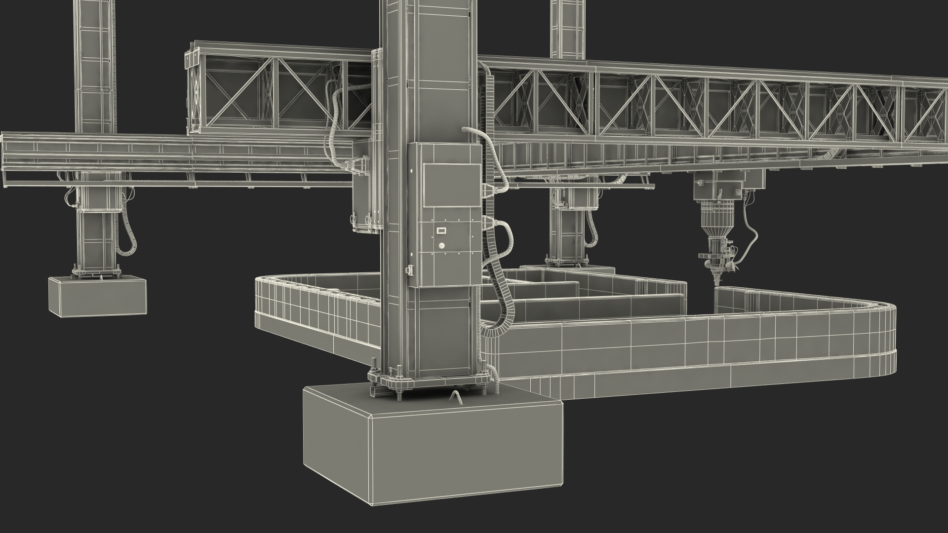 3D model Starting Printing of the Building Module