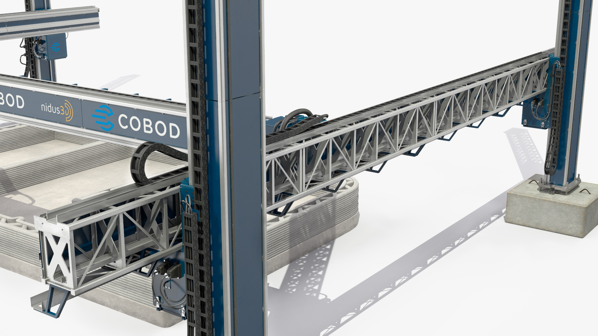 3D model Starting Printing of the Building Module