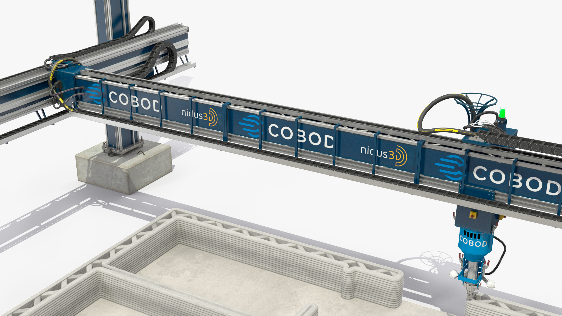3D model Starting Printing of the Building Module