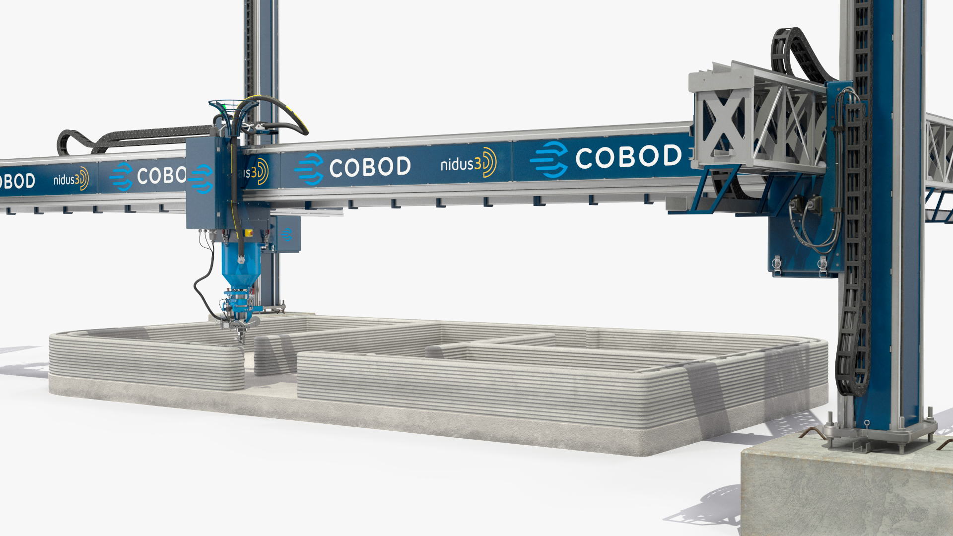 3D model Starting Printing of the Building Module