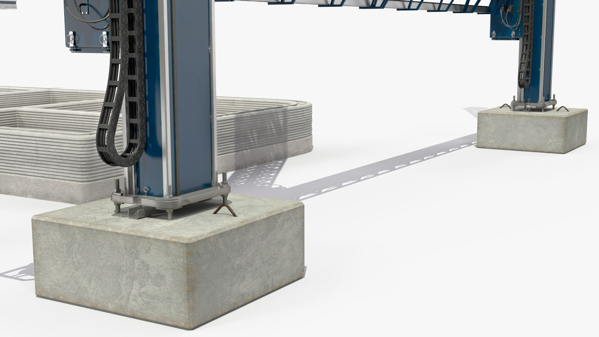 3D model Starting Printing of the Building Module