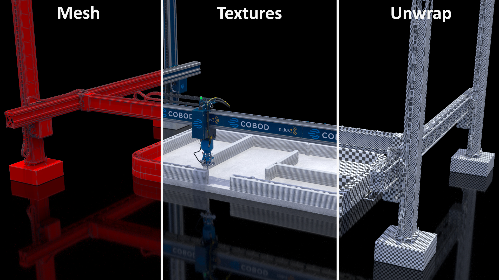 3D model Starting Printing of the Building Module
