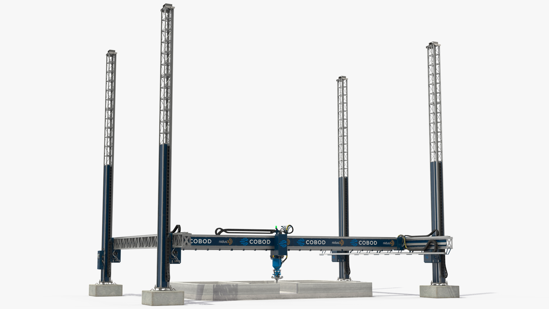 3D model Starting Printing of the Building Module