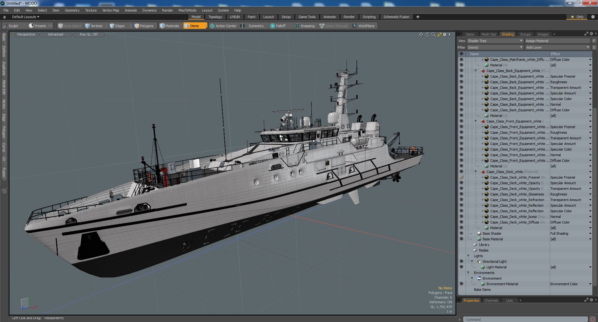 3D model Australian Cape Class Patrol Vessel