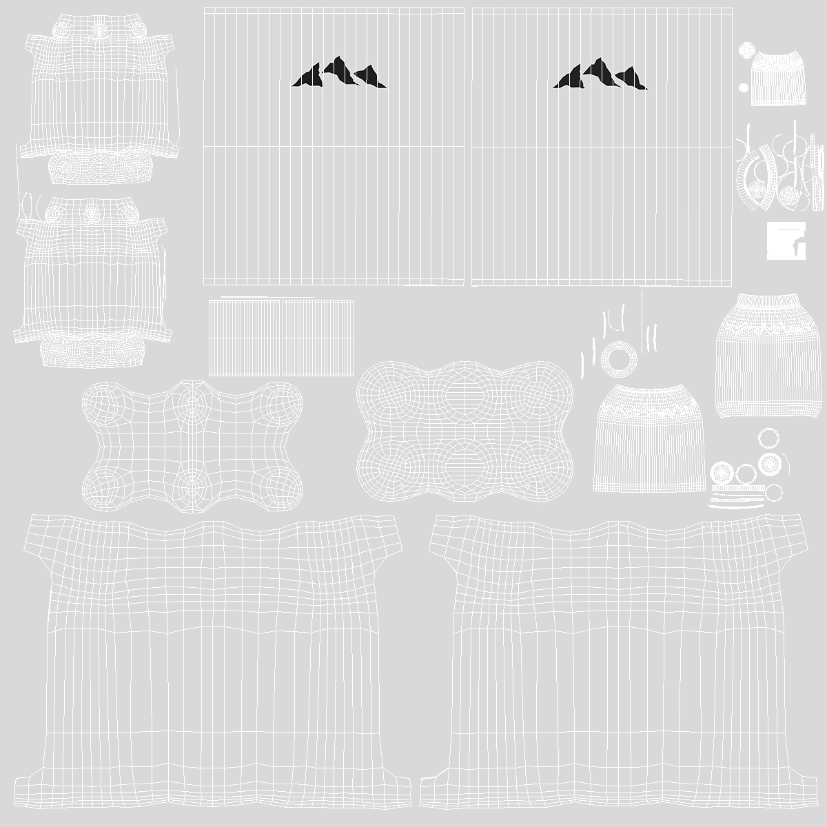 Evian Mineral Water 500ml 6 Bottle Pack 3D model