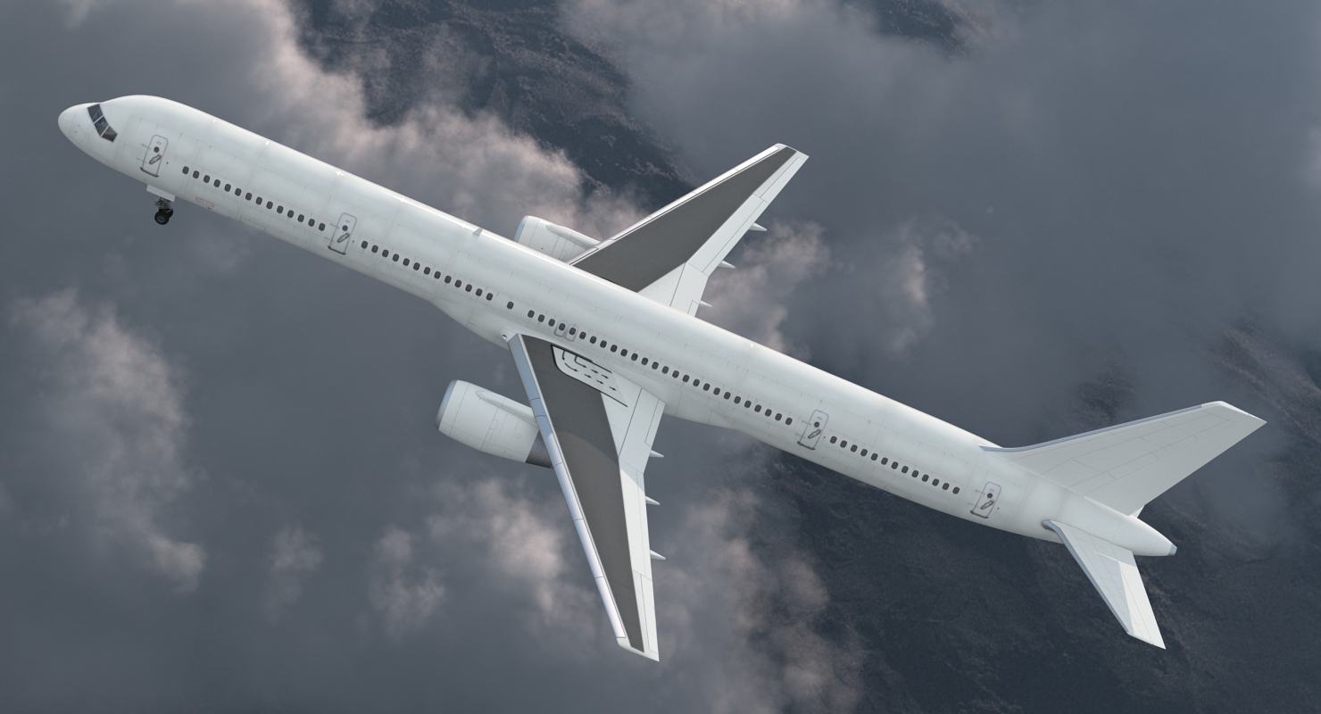 Boeing 757 300 Generic Rigged 3D model
