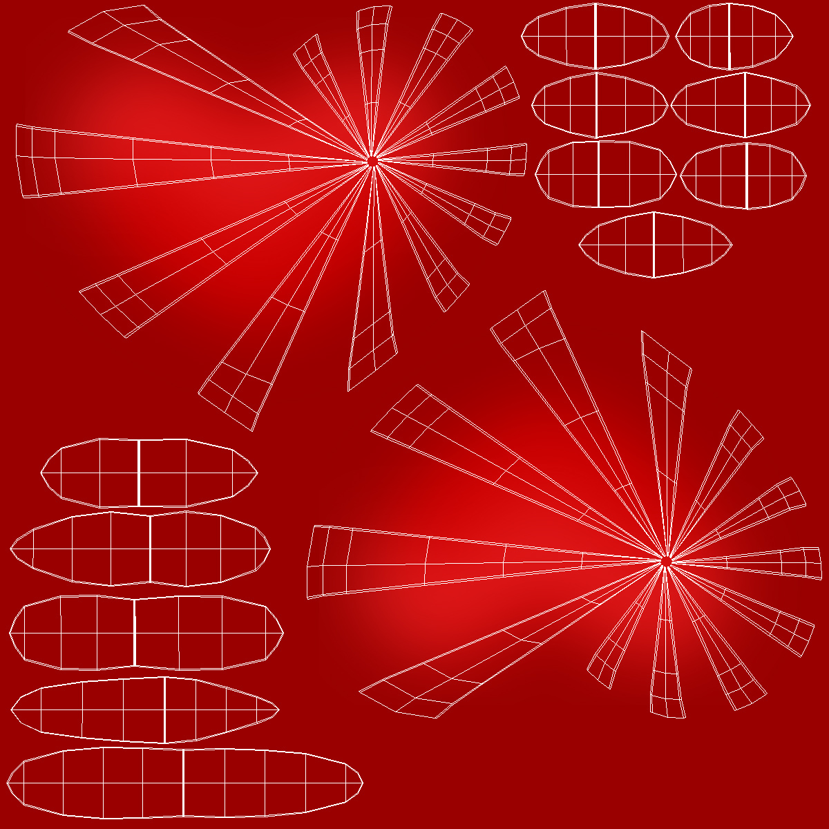 Red Heart Sections Emoji 3D model
