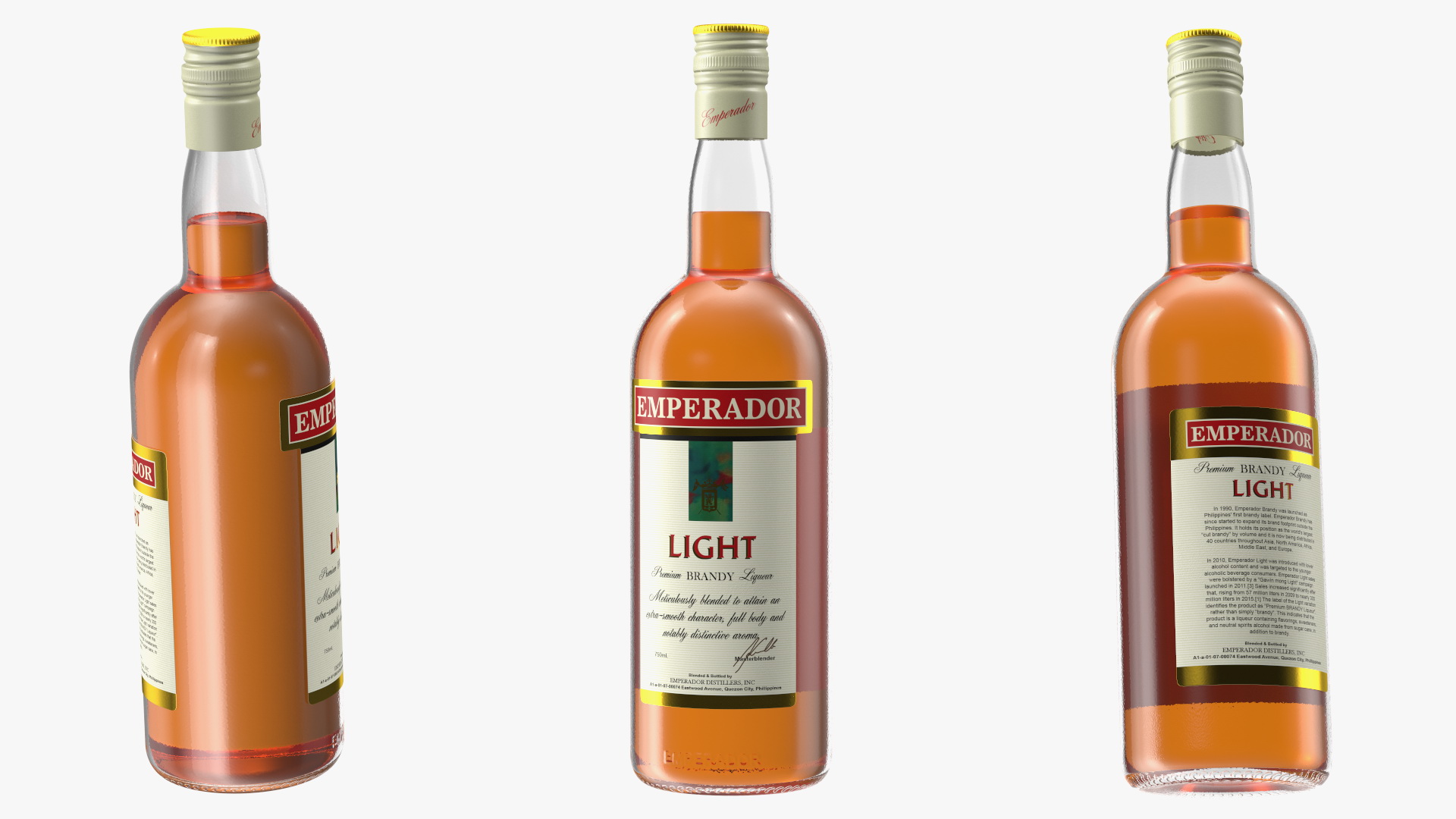 Brandy Emperador Light 3D