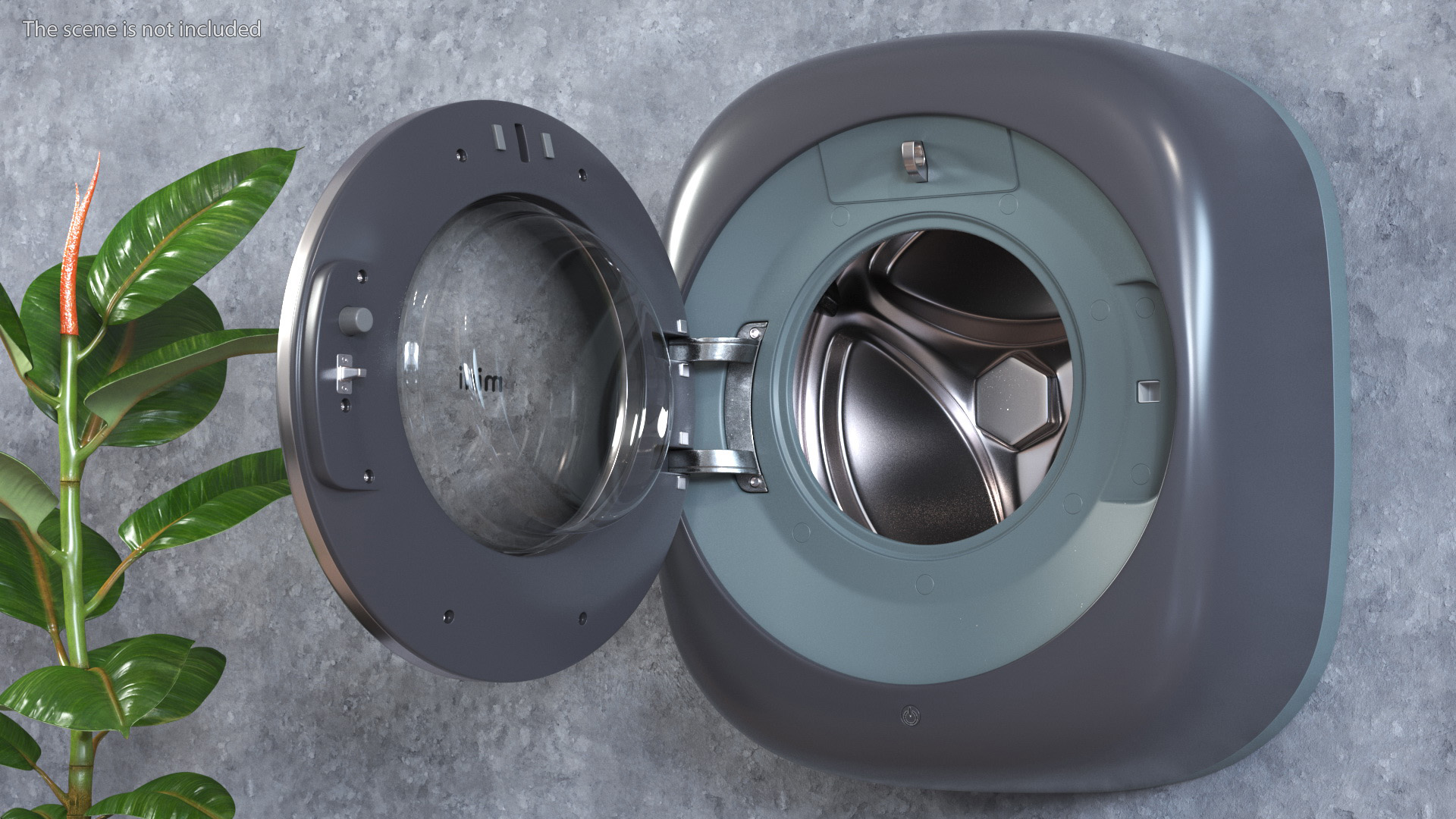 Daewoo Washer Dryer Machine for Wall Mount 3D
