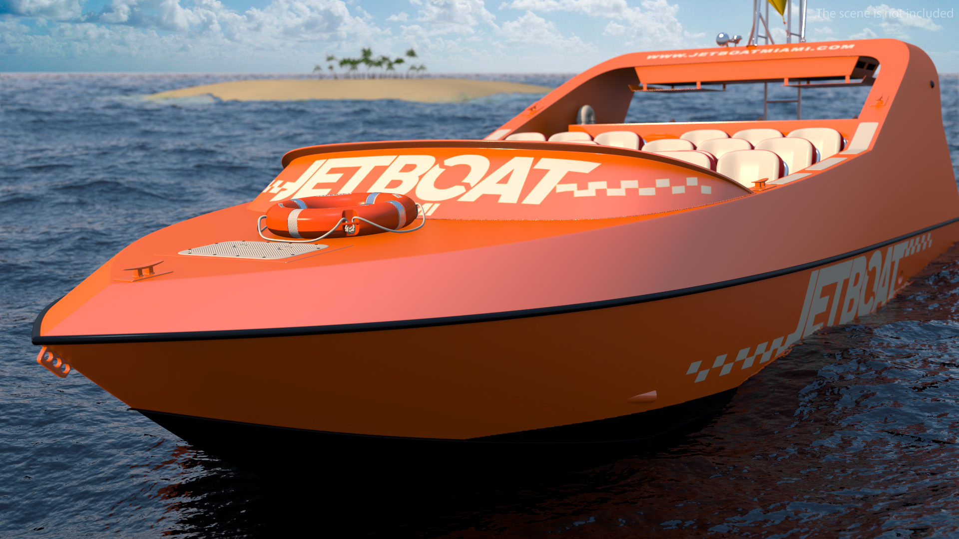 3D Moggaro 950 WJ Adrenalin Boat Orange