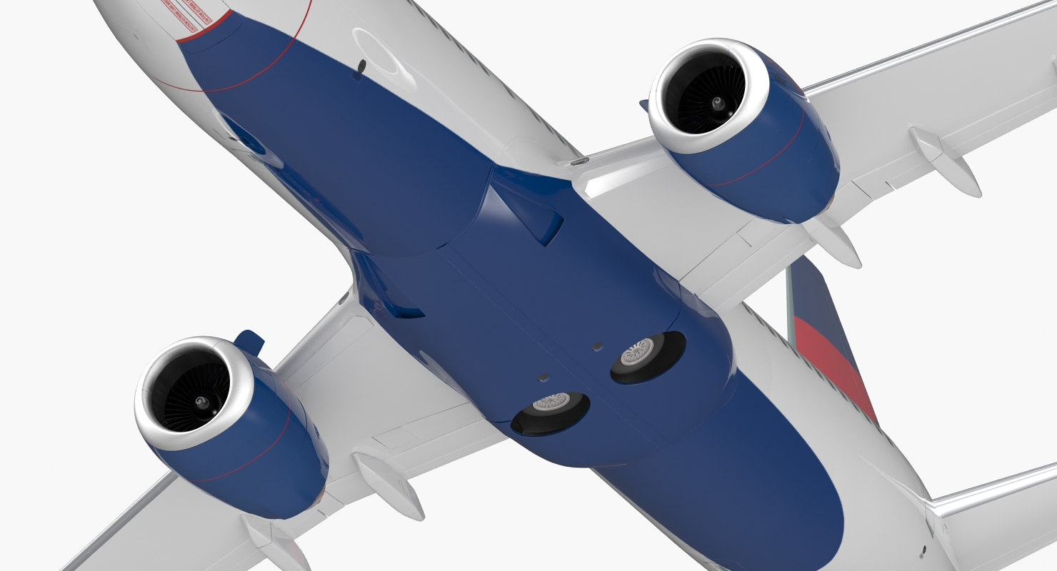 Boeing 737 800 Delta Air Lines Rigged 3D