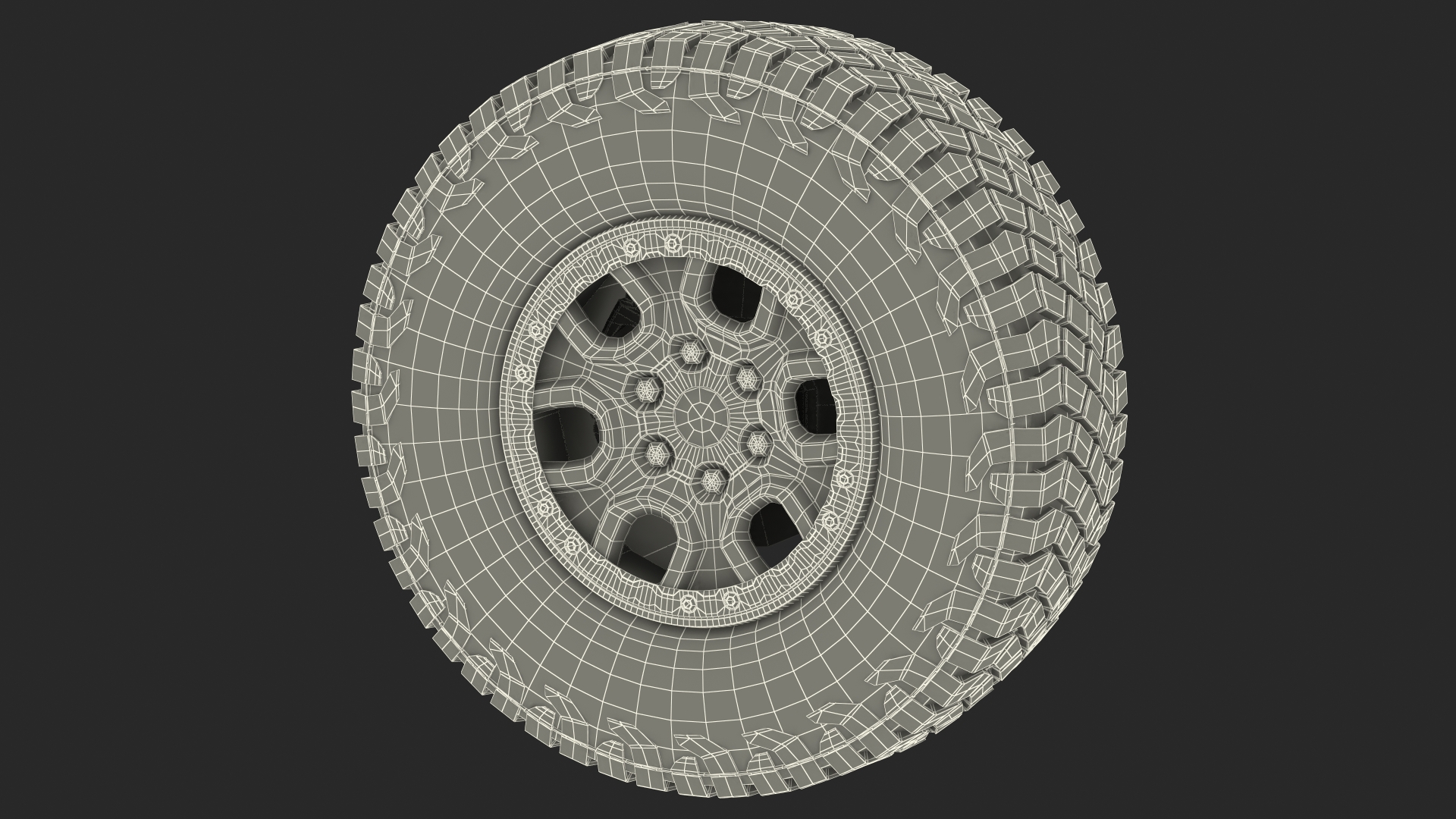3D Goodyear Wrangler Off Road Tire