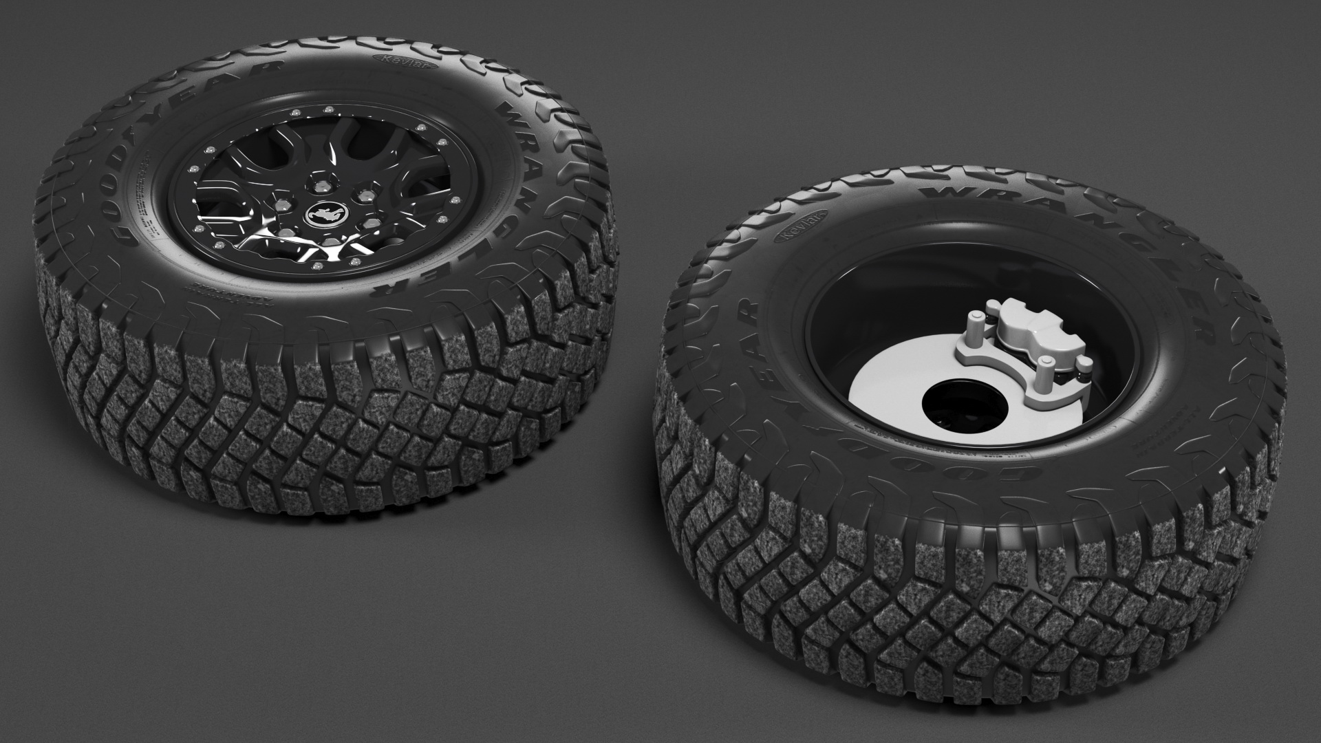 3D Goodyear Wrangler Off Road Tire