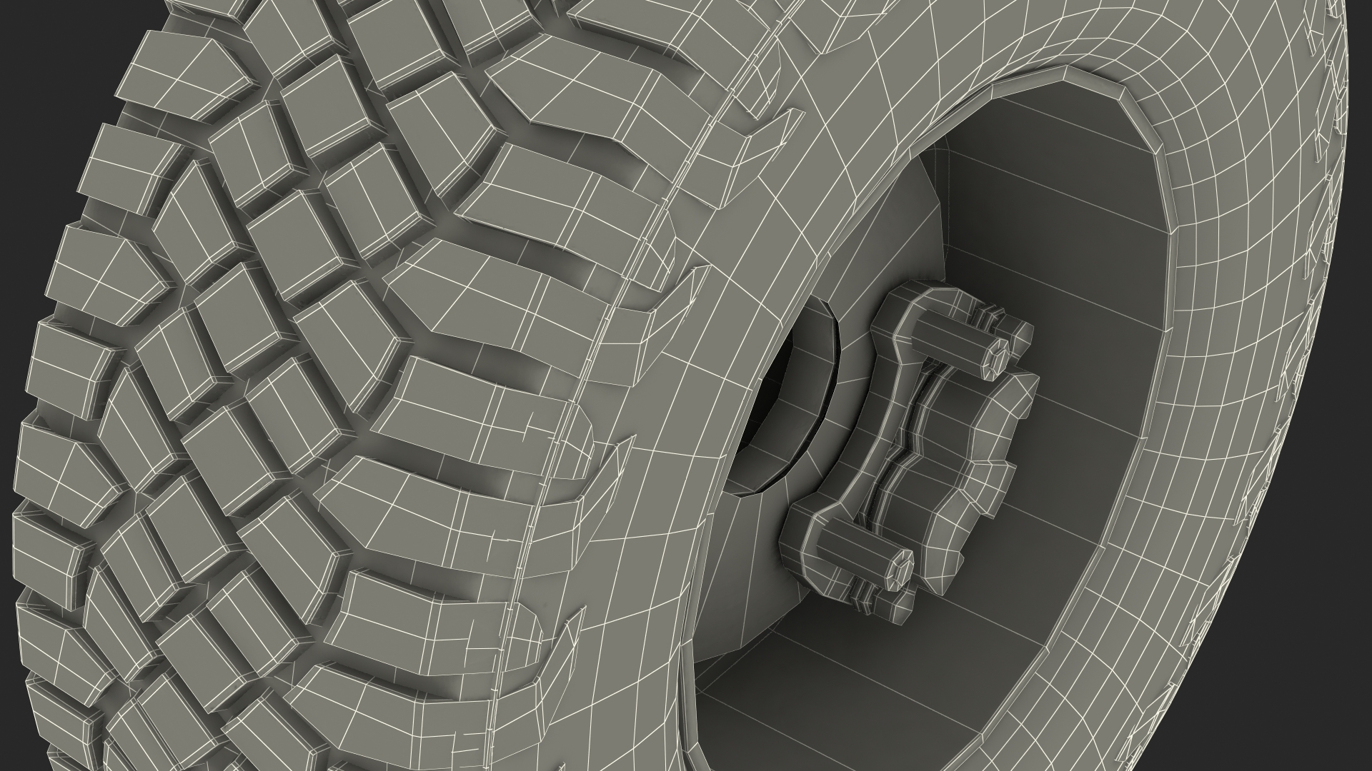 3D Goodyear Wrangler Off Road Tire