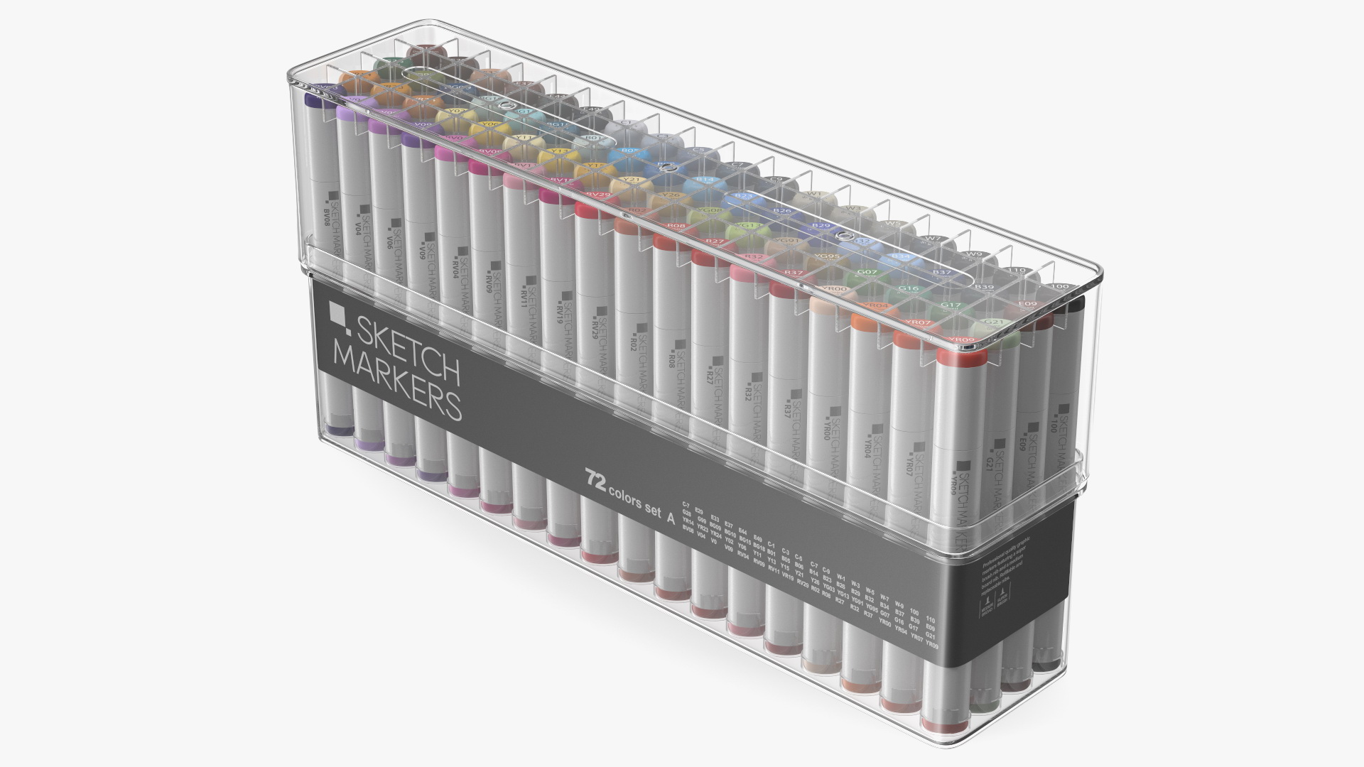 Generic Sketch Marker 72 Pack 3D model