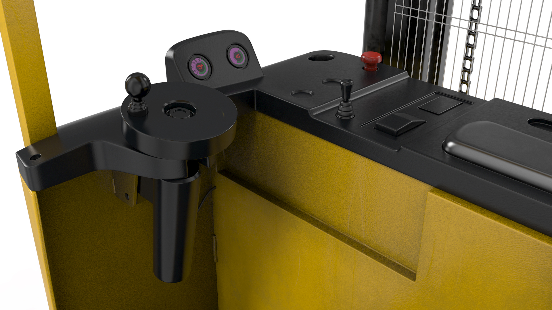 Industrial Forklift Truck Rigged 3D